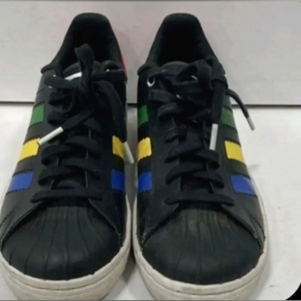 Adidas Shoes Black Superstar OT Tech Colorful Sneakers Black Multi Men 7
